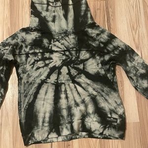 Simply southern tie dye Turtle neck hoodie